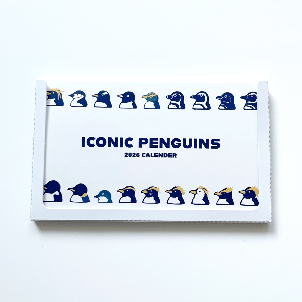 ICONIC PENGUINS 2026年ミニカレンダー