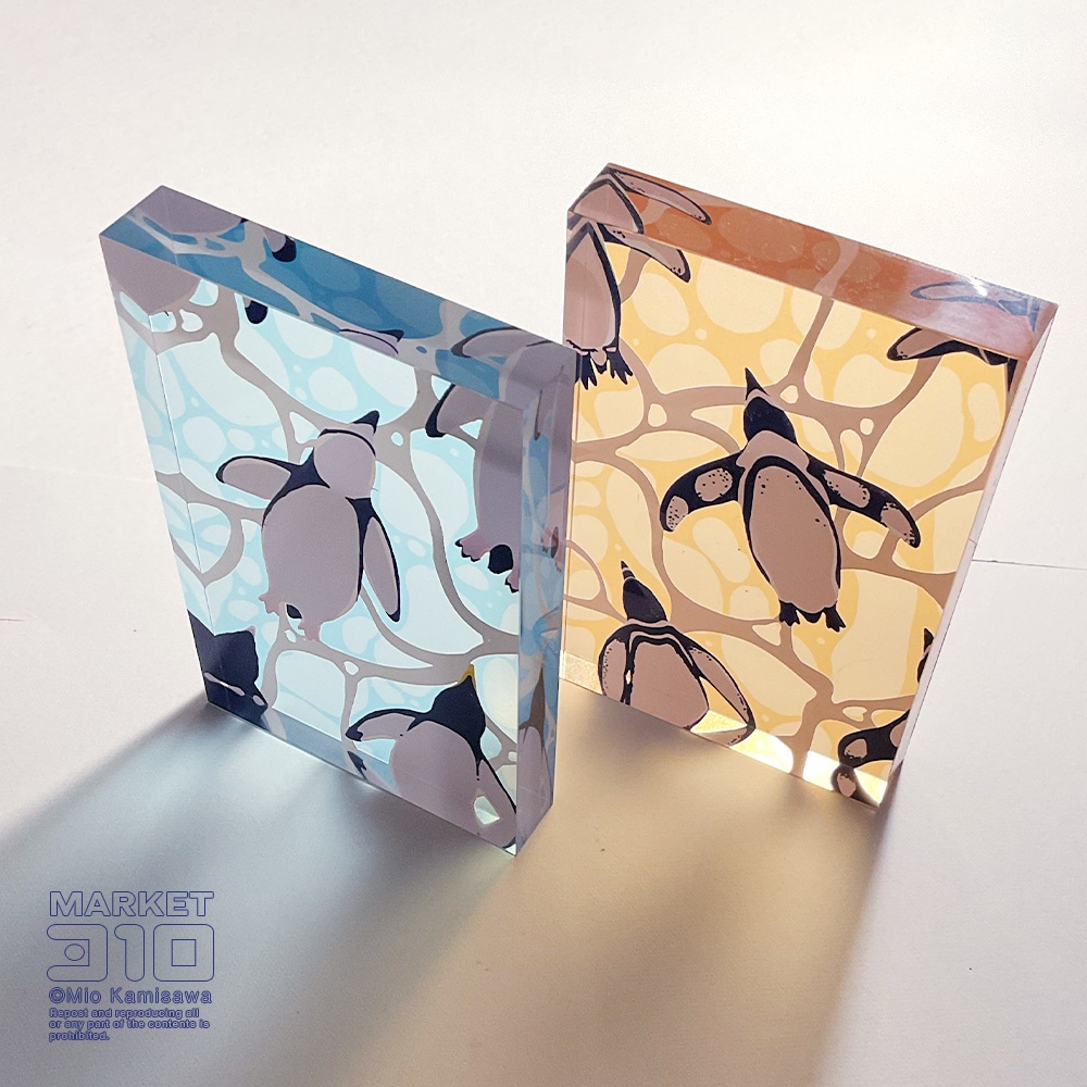 【受注生産】flying swimmer アクリルブロック