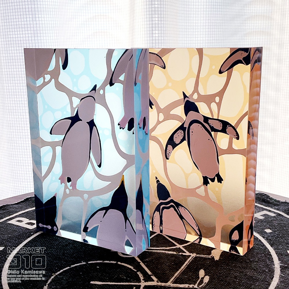 【受注生産】flying swimmer アクリルブロック