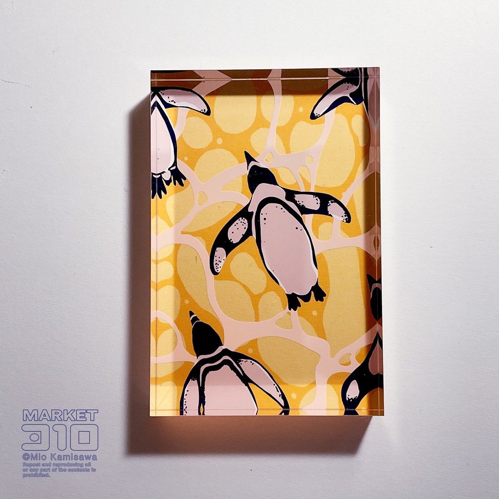 【受注生産】flying swimmer アクリルブロック