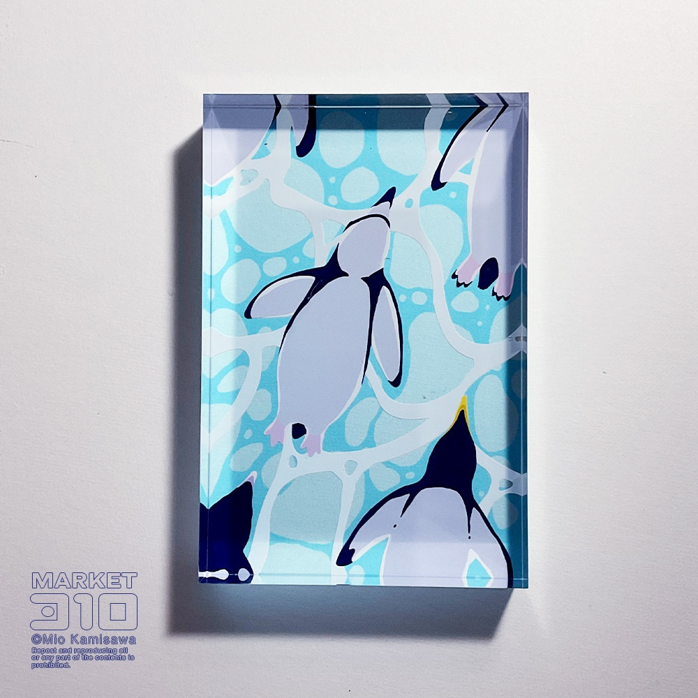 【受注生産】flying swimmer アクリルブロック