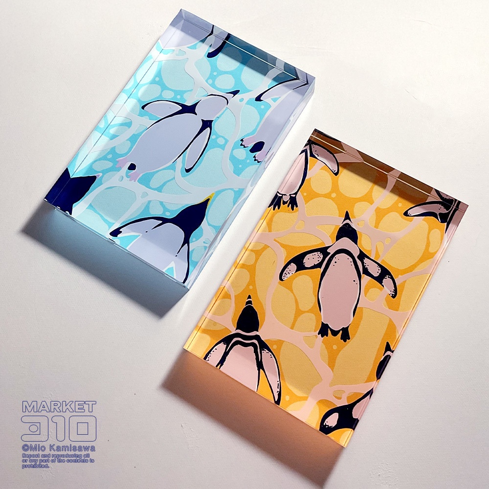 【受注生産】flying swimmer アクリルブロック