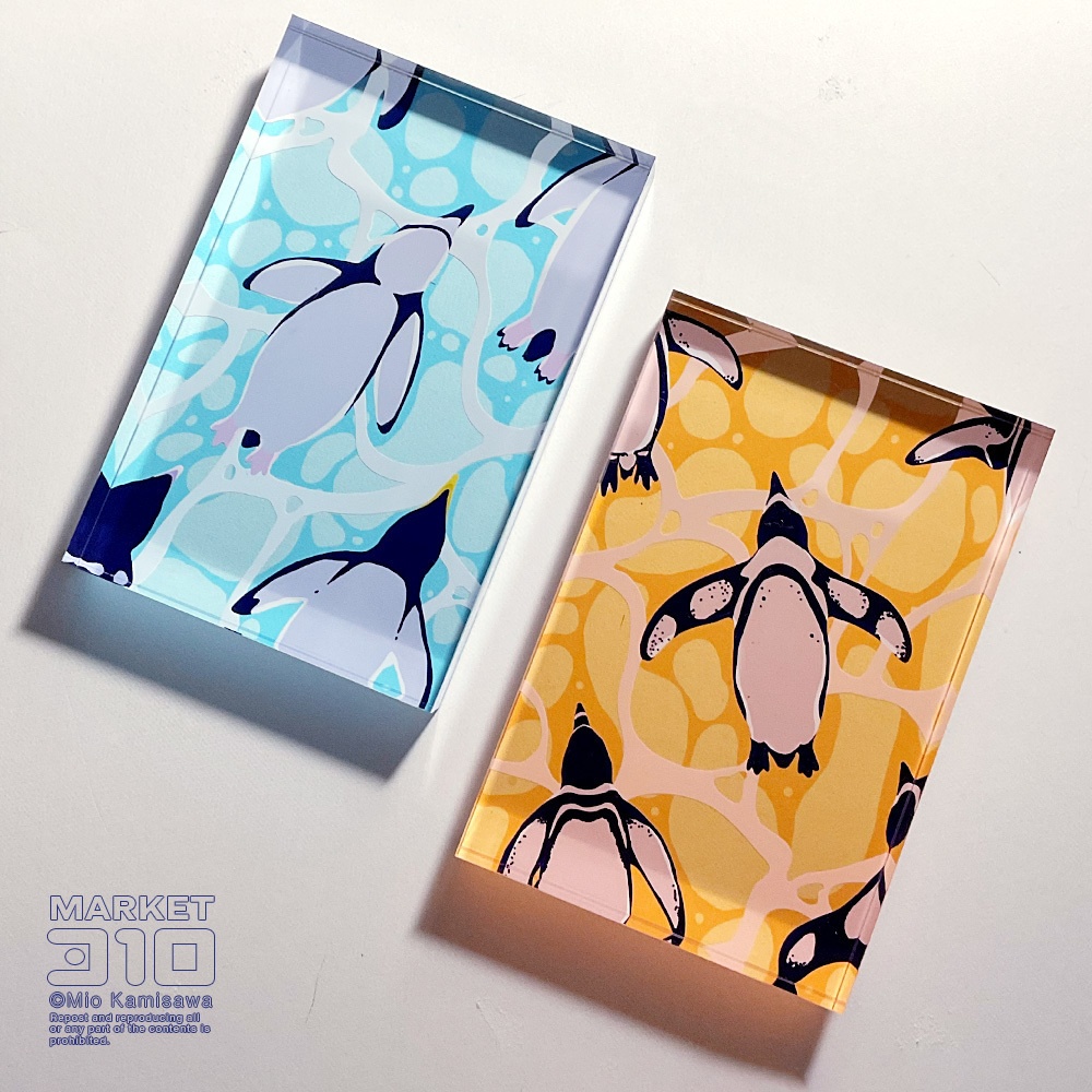 【受注生産】flying swimmer アクリルブロック