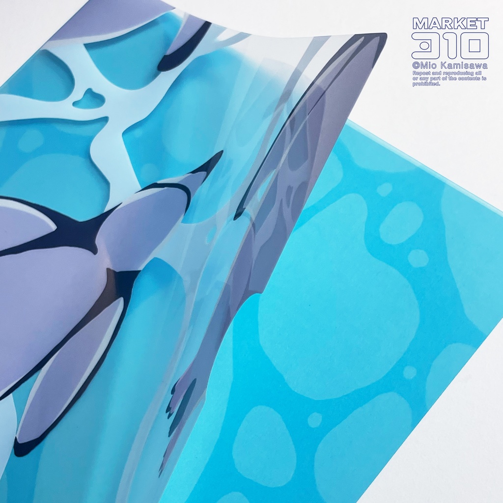 flying swimmer クリアファイル