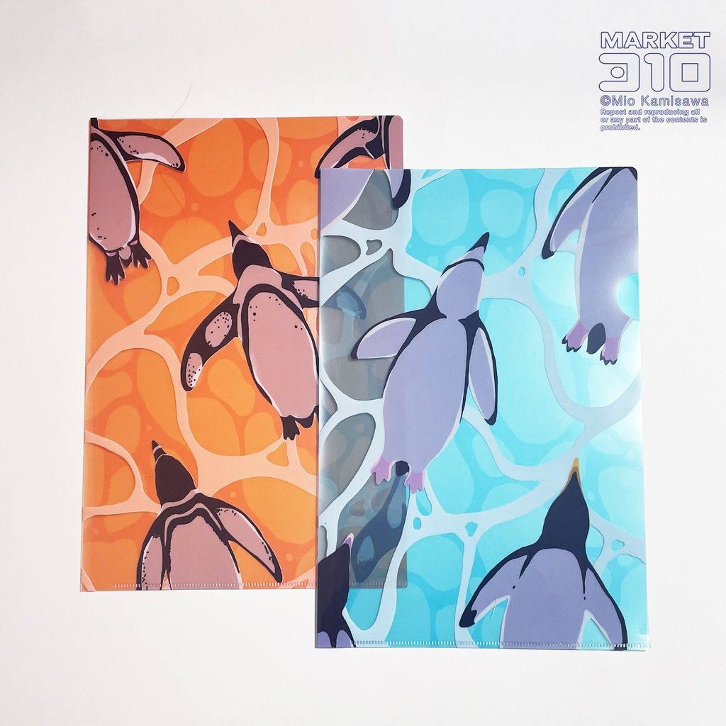 flying swimmer クリアファイル