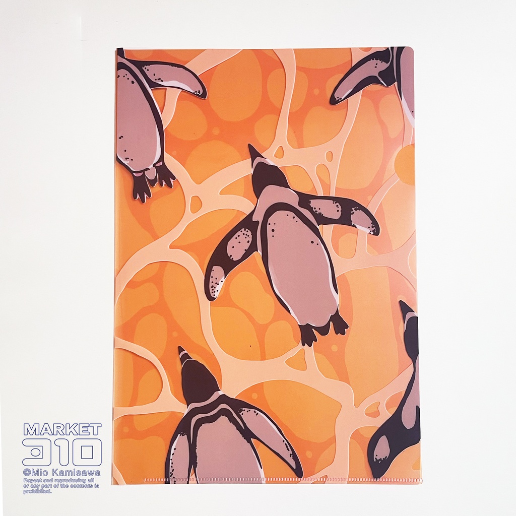 flying swimmer クリアファイル