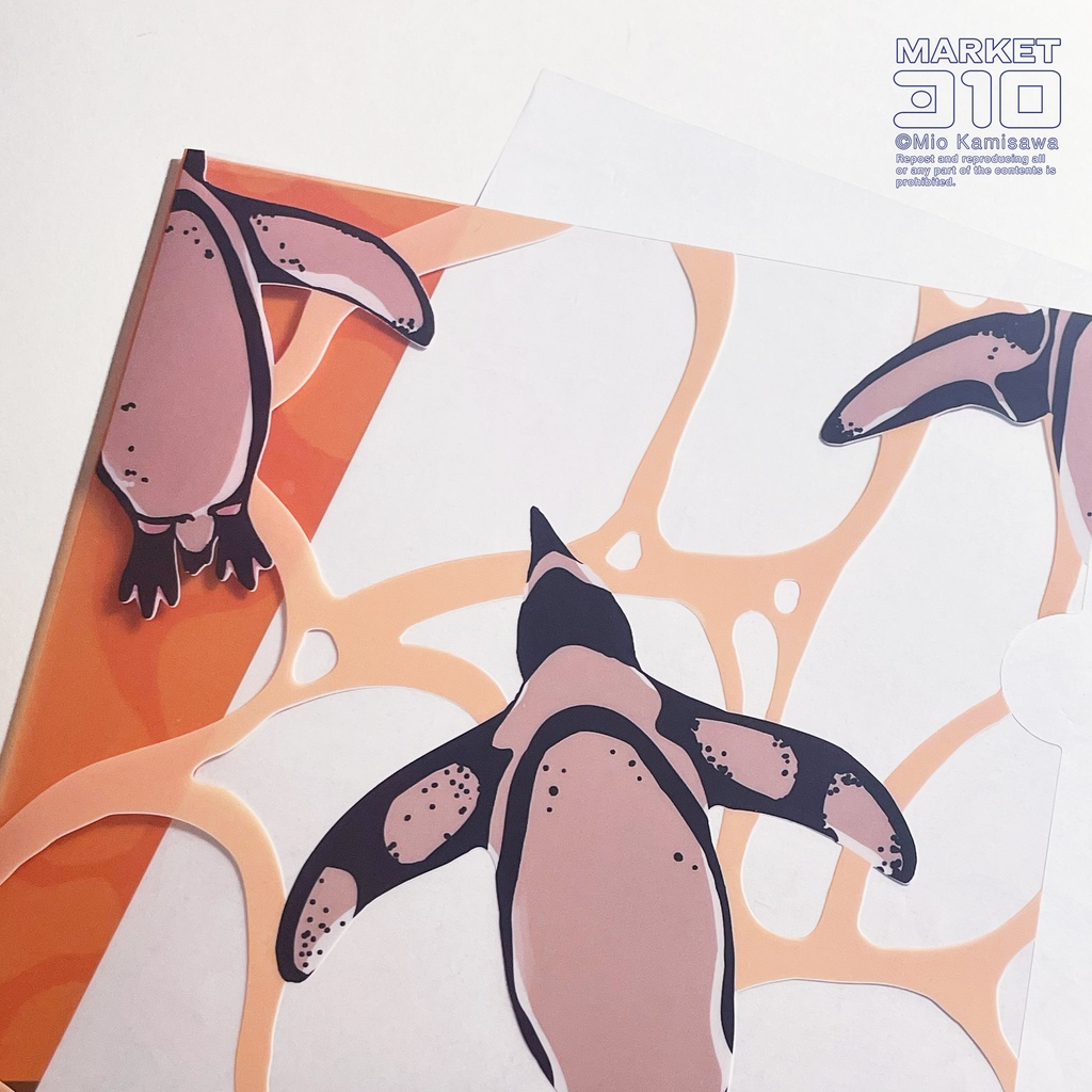 flying swimmer クリアファイル