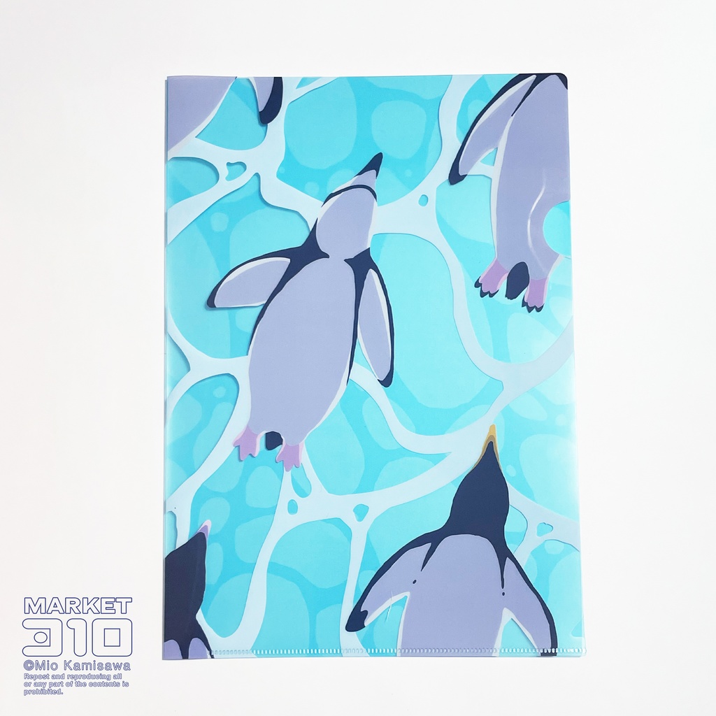 flying swimmer クリアファイル