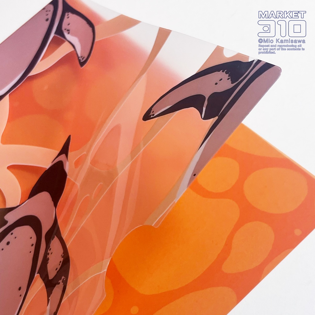 flying swimmer クリアファイル