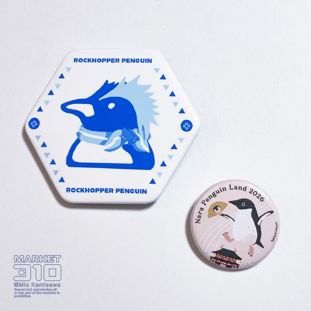 六角缶バッジセット【さっぽろペンバザ&ウェブショップ限定】