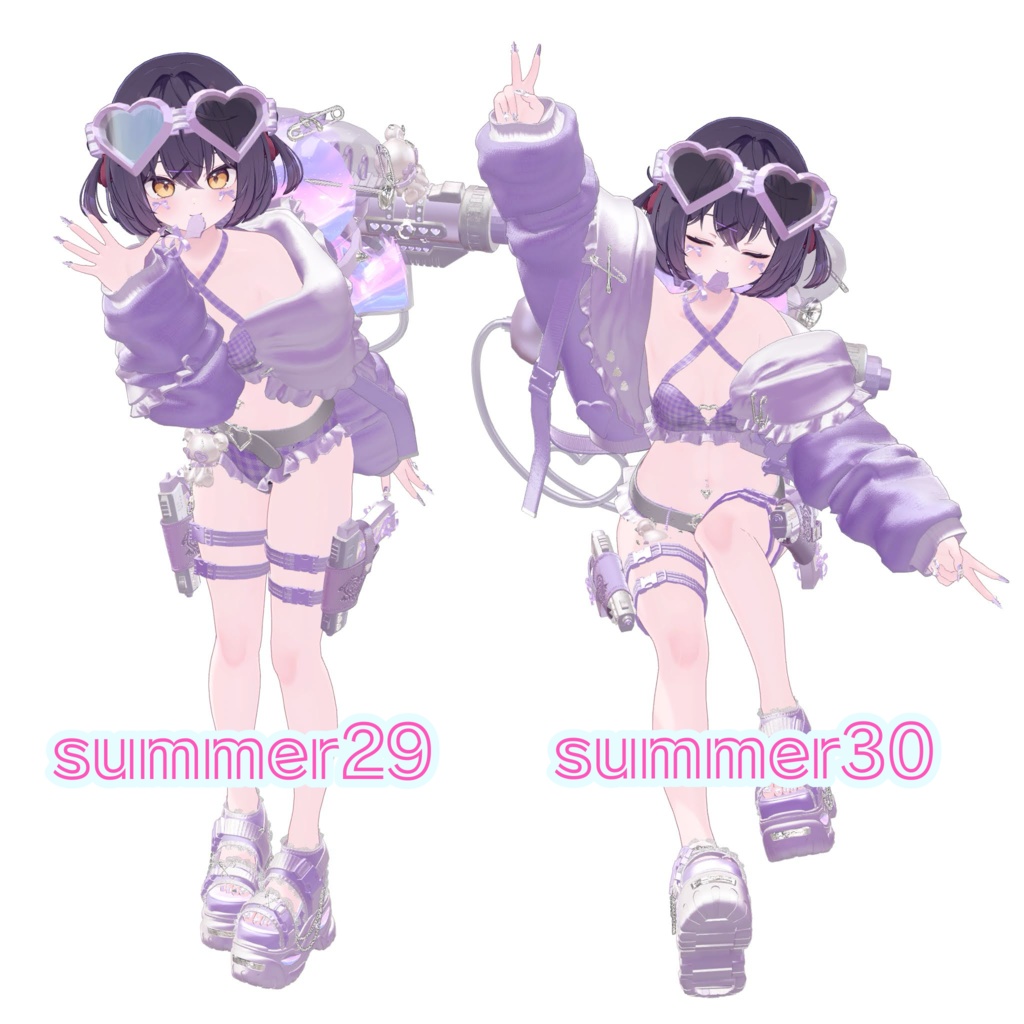 summer pose set 30types