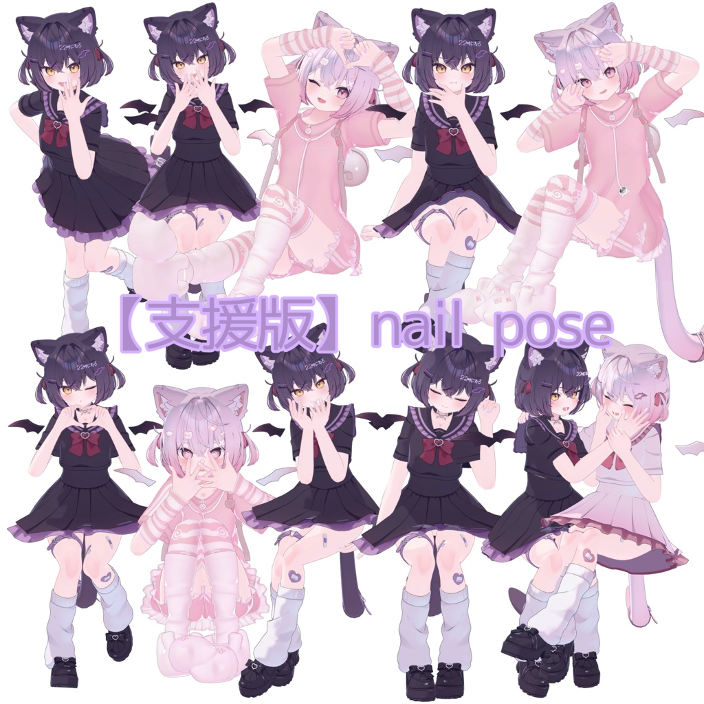 【Chocolat・Chiffon対応】cherry nail【MA対応】