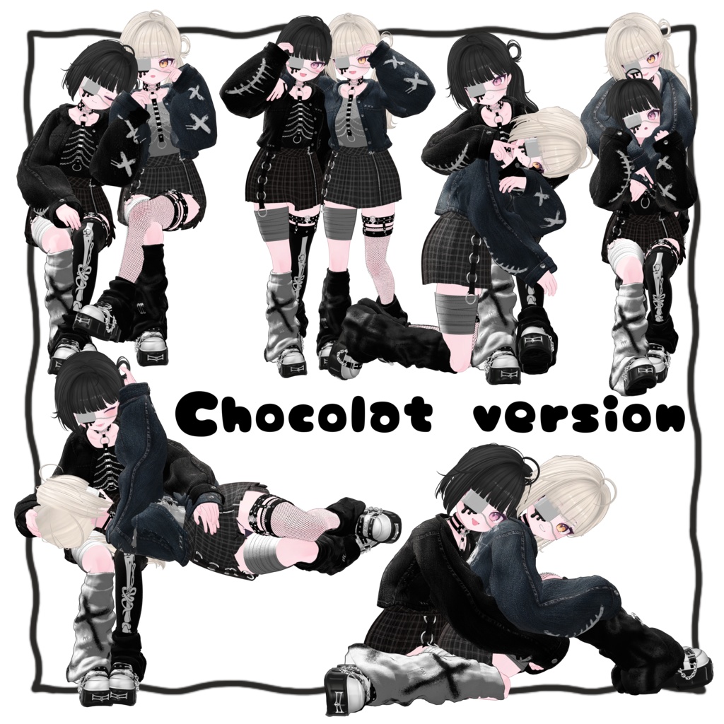 二人で撮るpose set2