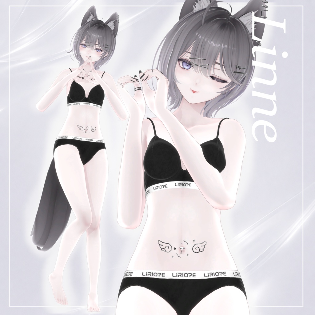 angel piercing໒꒱· ゚【9アバター対応】