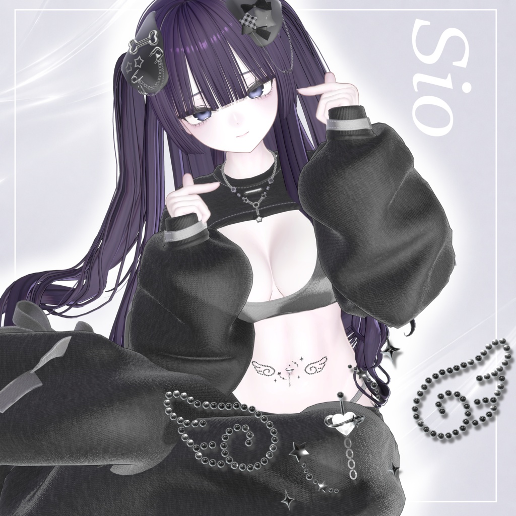 angel piercing໒꒱· ゚【9アバター対応】