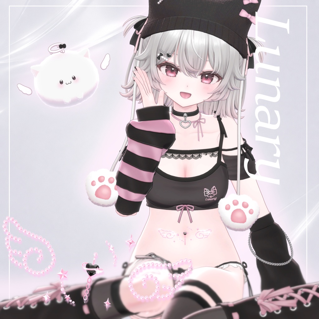 angel piercing໒꒱· ゚【9アバター対応】