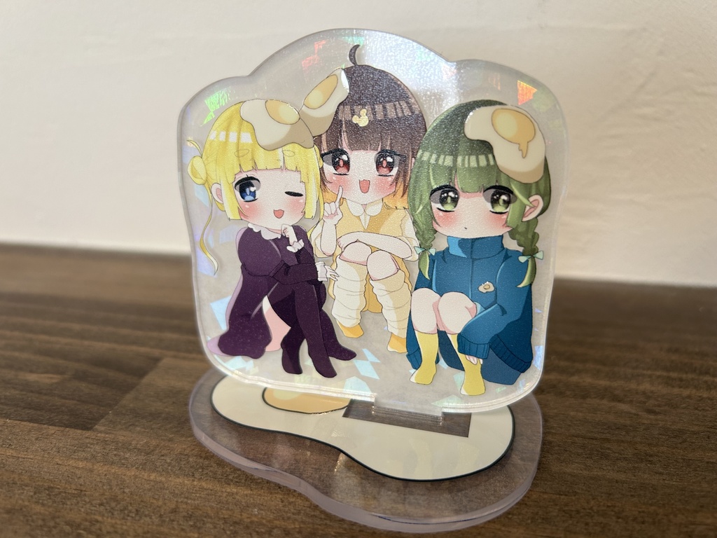 たまご3姉妹のあくりるすたんど