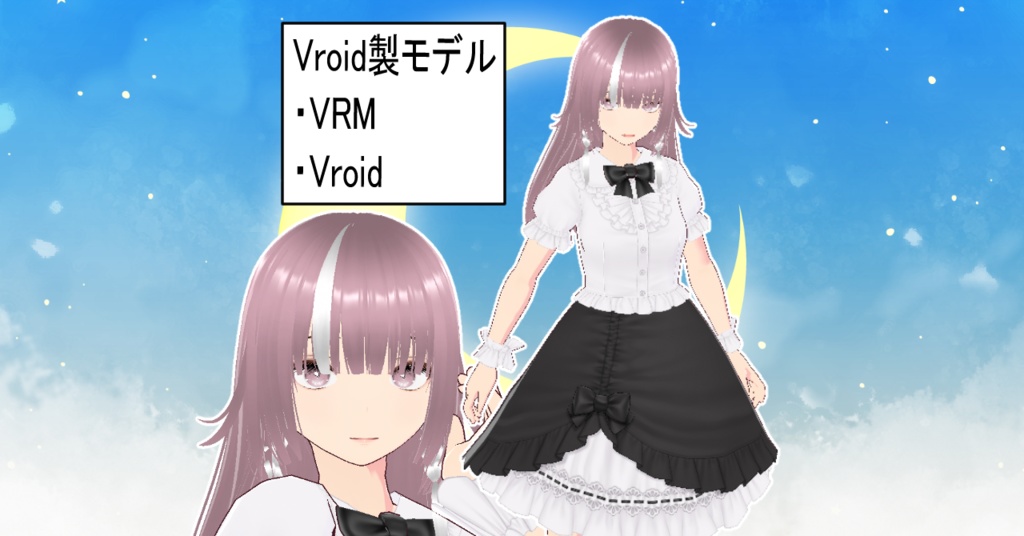 Vroid製モデル4【VRoid製VRMモデル】