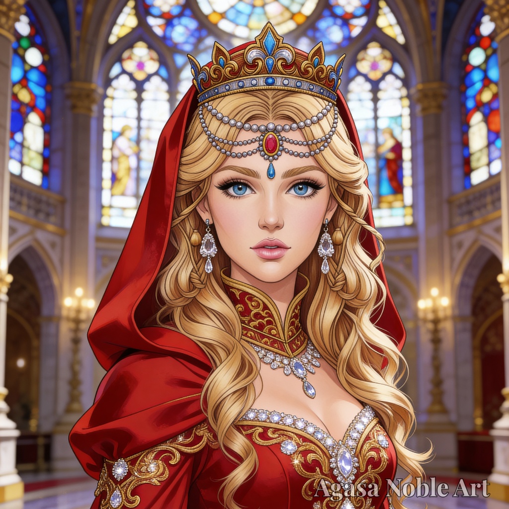 【Free Wallpaper Gift / 無料】Mobile Wallpaper 4pcs Set|Medieval Princess|スマホ壁紙4枚セット(中世プリンセス)