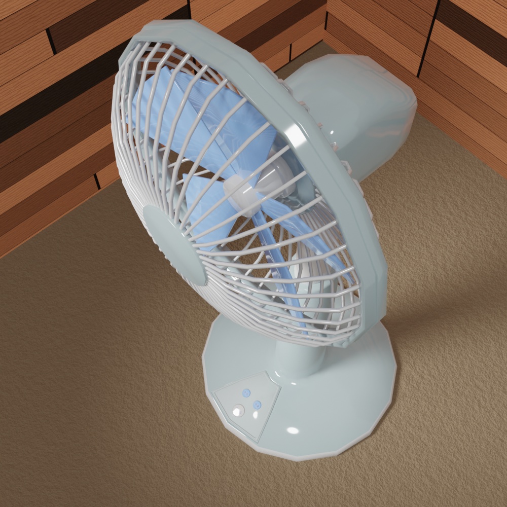 扇風機(せんぷうき)3色セット