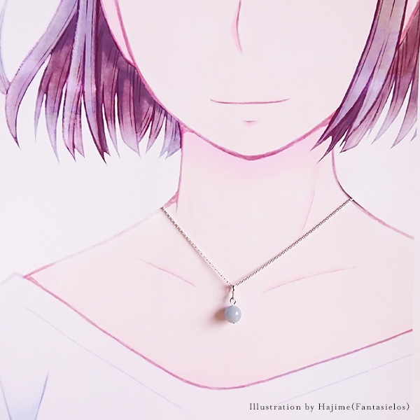 エンジェライトのひと粒ペンダント