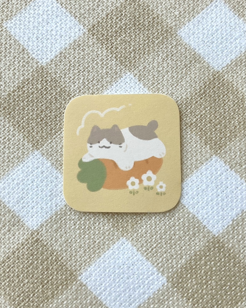 ねことにんじんキーホルダー