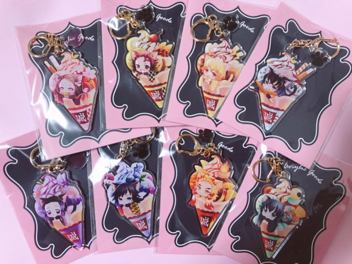 鬼滅アクリルキーホルダー