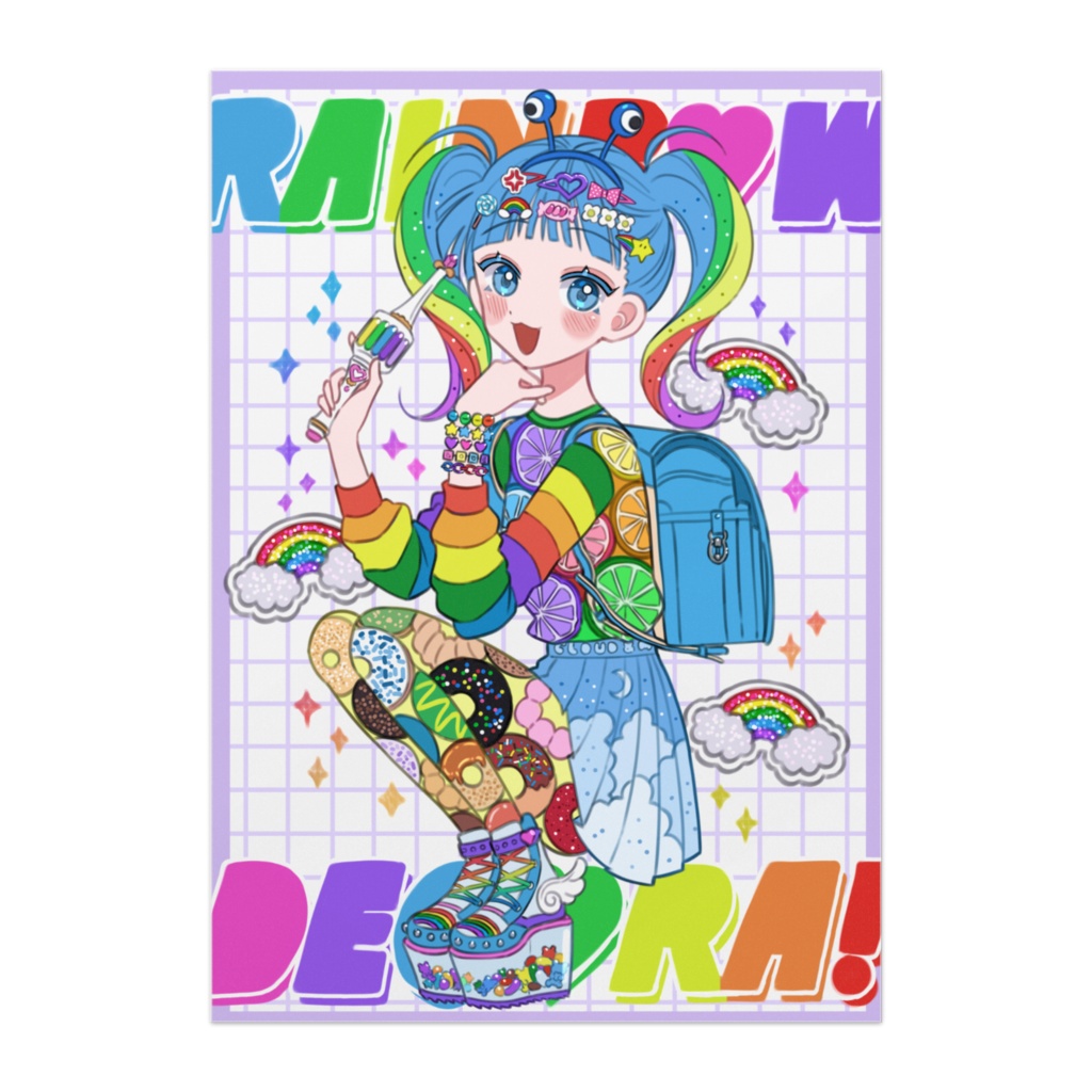 RAINBOW DECORA ポスター - kanowo - BOOTH