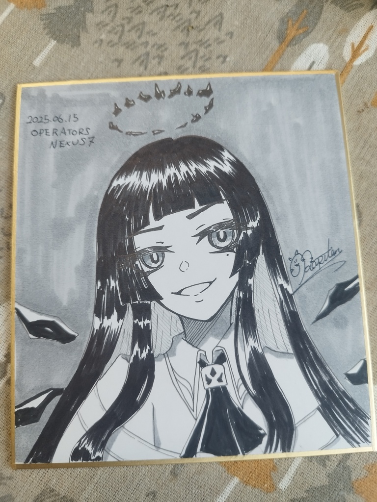 アークナイツ アナログ色紙