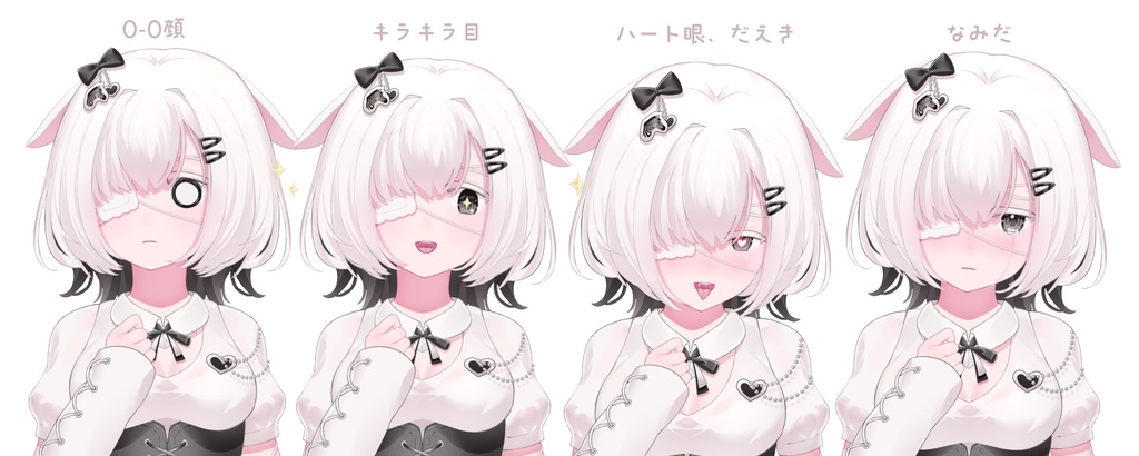 【購入不可 Sample】Live2dモデル 高可動域 シマウマちゃん【VTS対応】