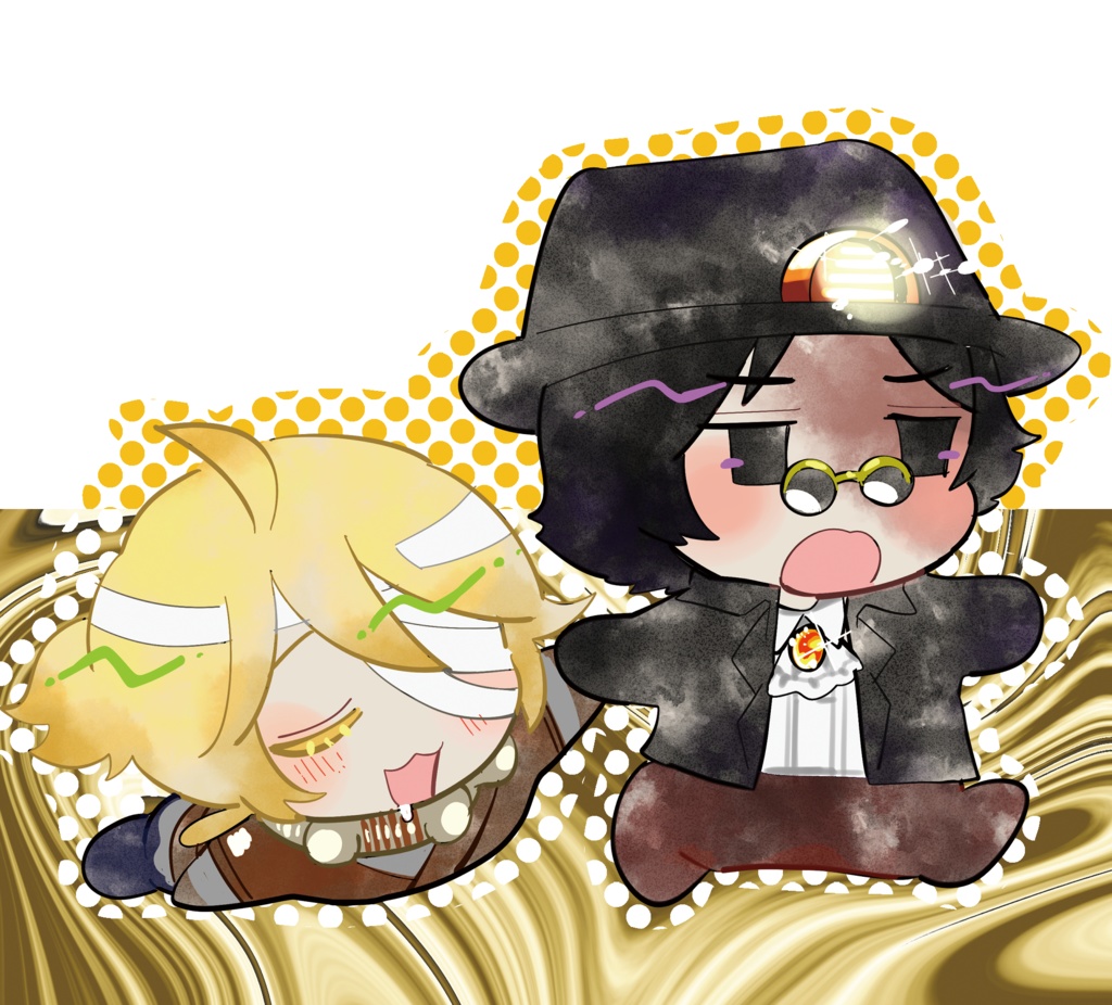 【探囚ぷち】缶バッチ（モグ電）