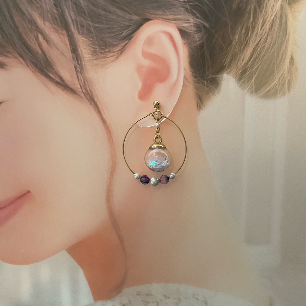 【ツイステ】星のかけらイメージイヤリング