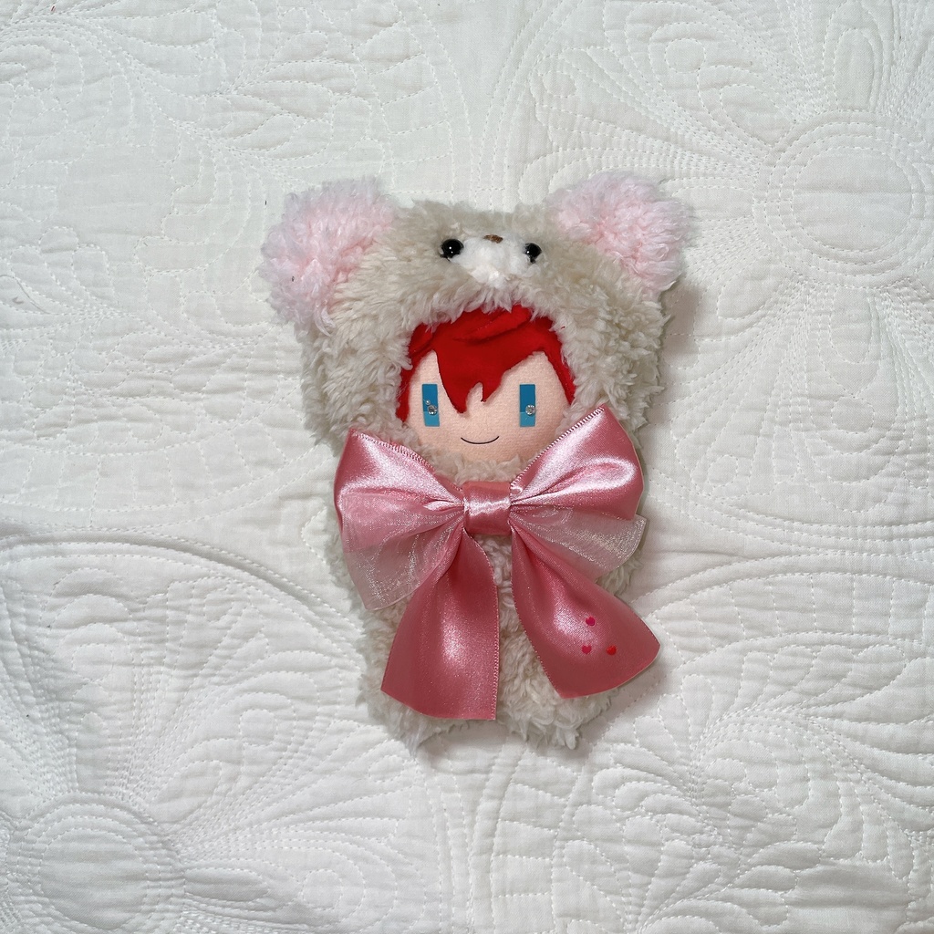 くま 🧸 light beige × ぴんく！コスマス着ぐるみ