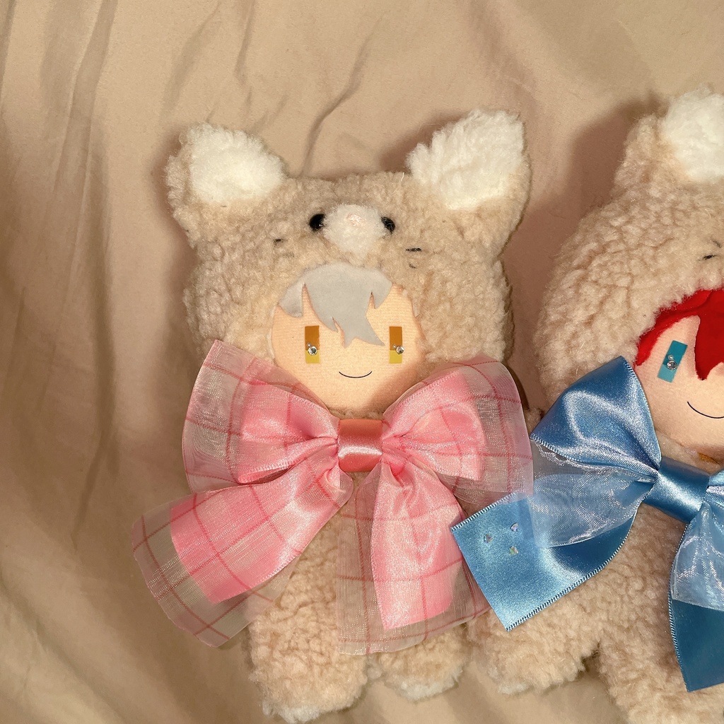 もこねこ 🐱 pink beige 