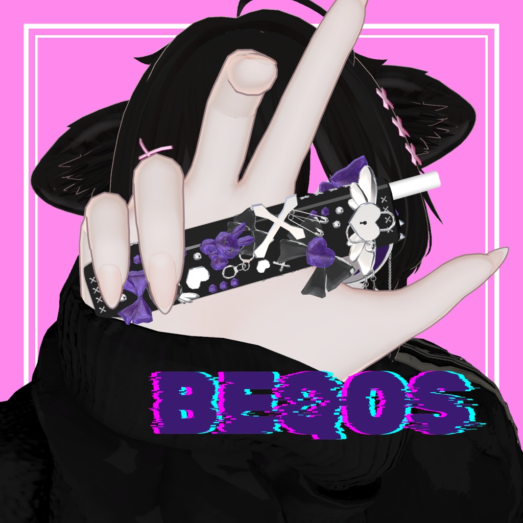 【3Dモデル】【無料版有】地雷/量産 電子タバコBEQOS