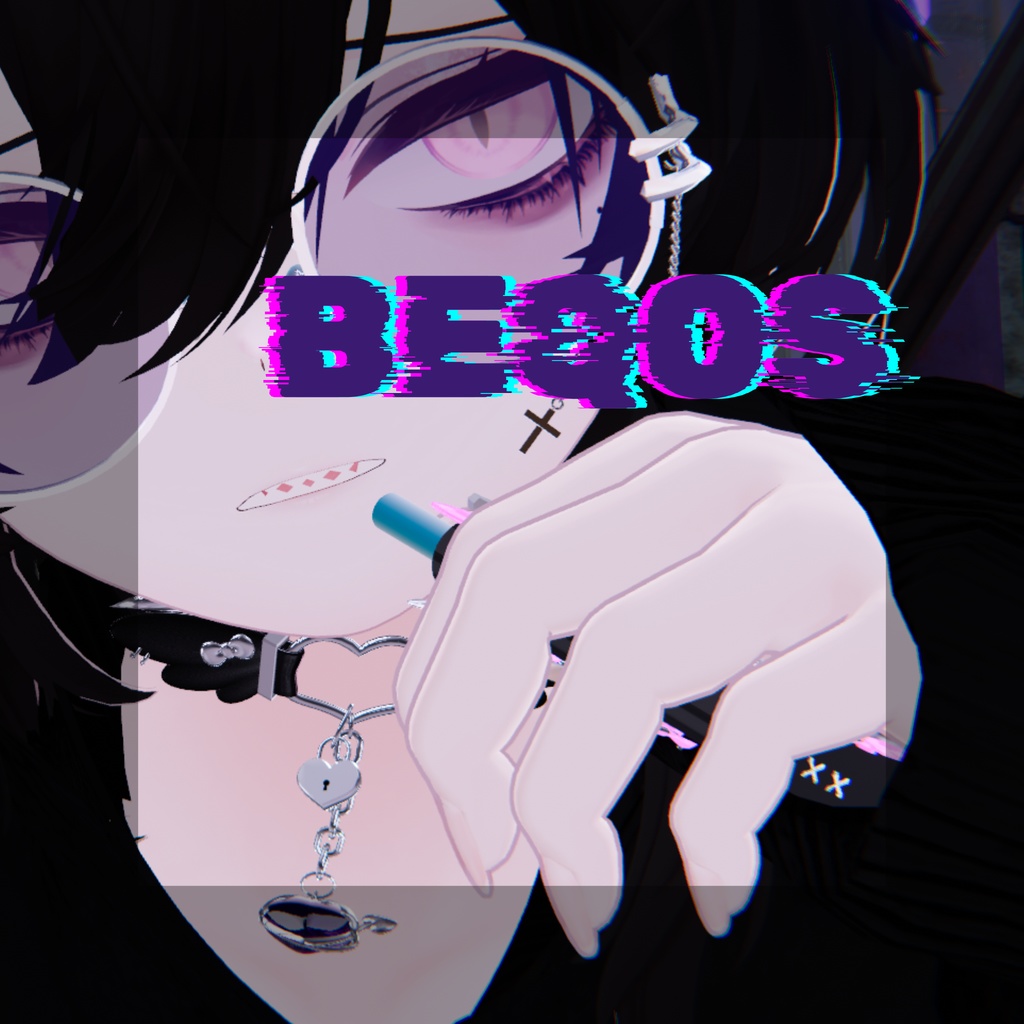 【3Dモデル】【無料版有】地雷/量産　電子タバコBEQOS　