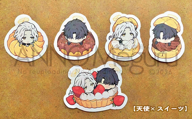 天使創作 フレークシール(全2種)