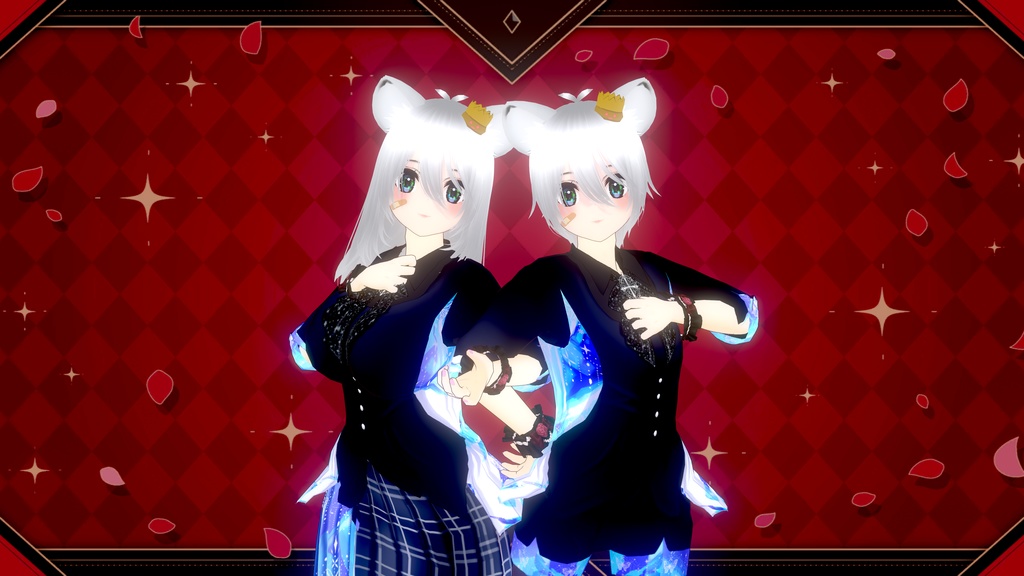 【VRoid用】ボーイッシュパンツ【Free配布有】