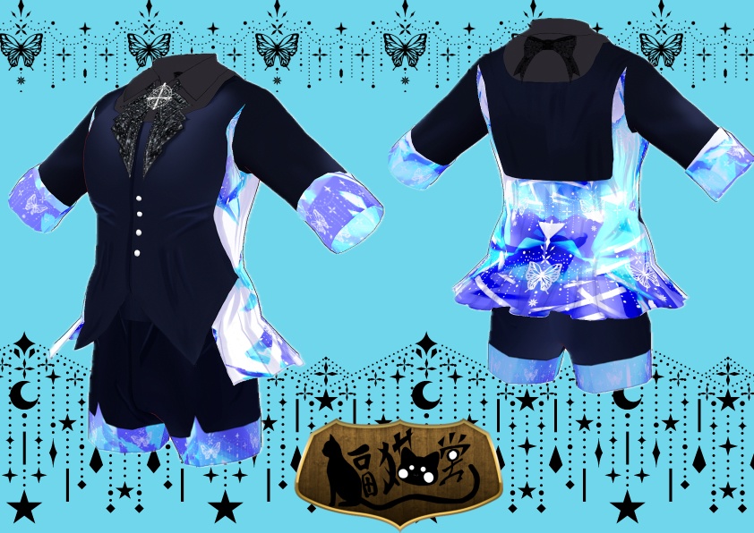 【VRoid用】ボーイッシュパンツ【Free配布有】