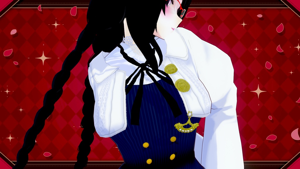 【Free/無料版】【VRoid用】ノースリーブワンピース/sleeveless dress