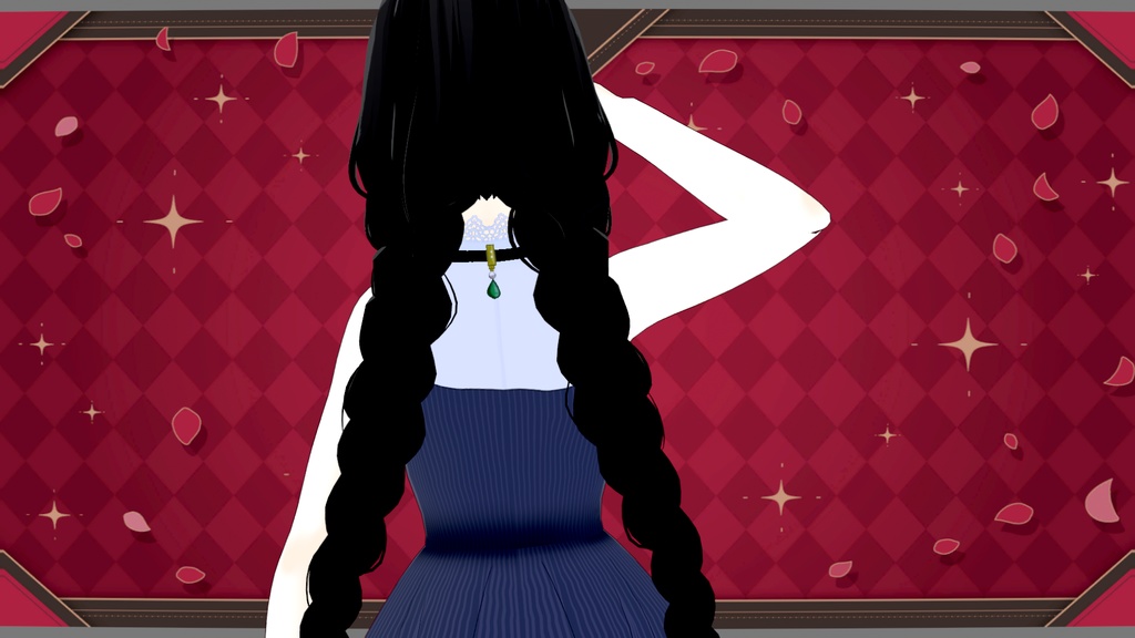 【Free/無料版】【VRoid用】ノースリーブワンピース/sleeveless dress