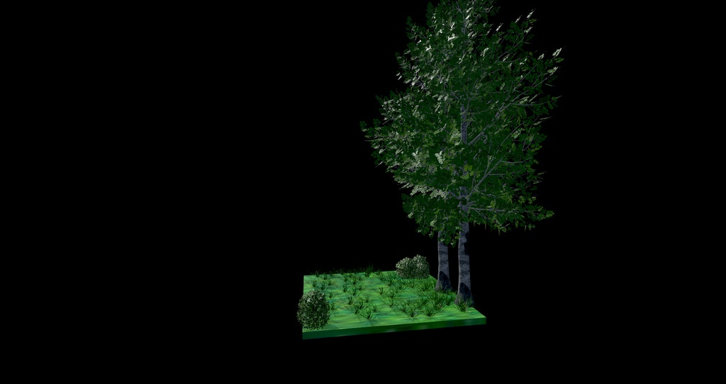 【Free/無料版】HS-02 『草原』GLBファイル