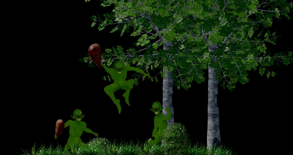 【Free/無料版】HS-02 『草原』GLBファイル