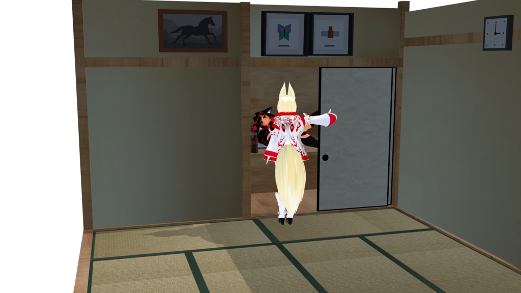 【Free/無料版】HS-04 『和室02』GLBファイル