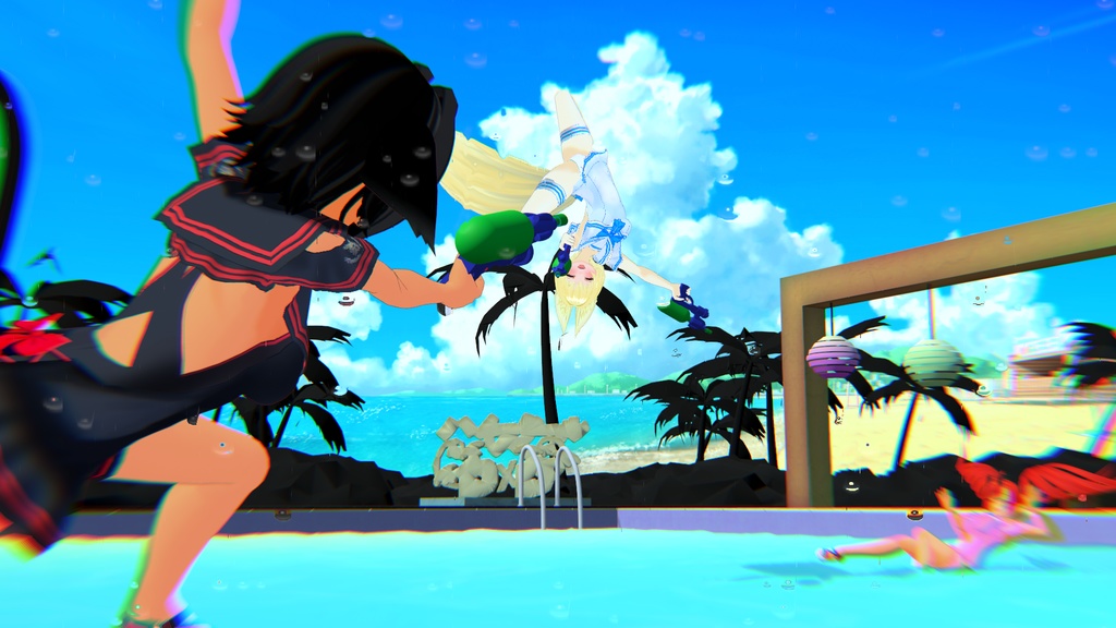 【Free/無料版】HW-02 『水鉄砲』GLBファイル