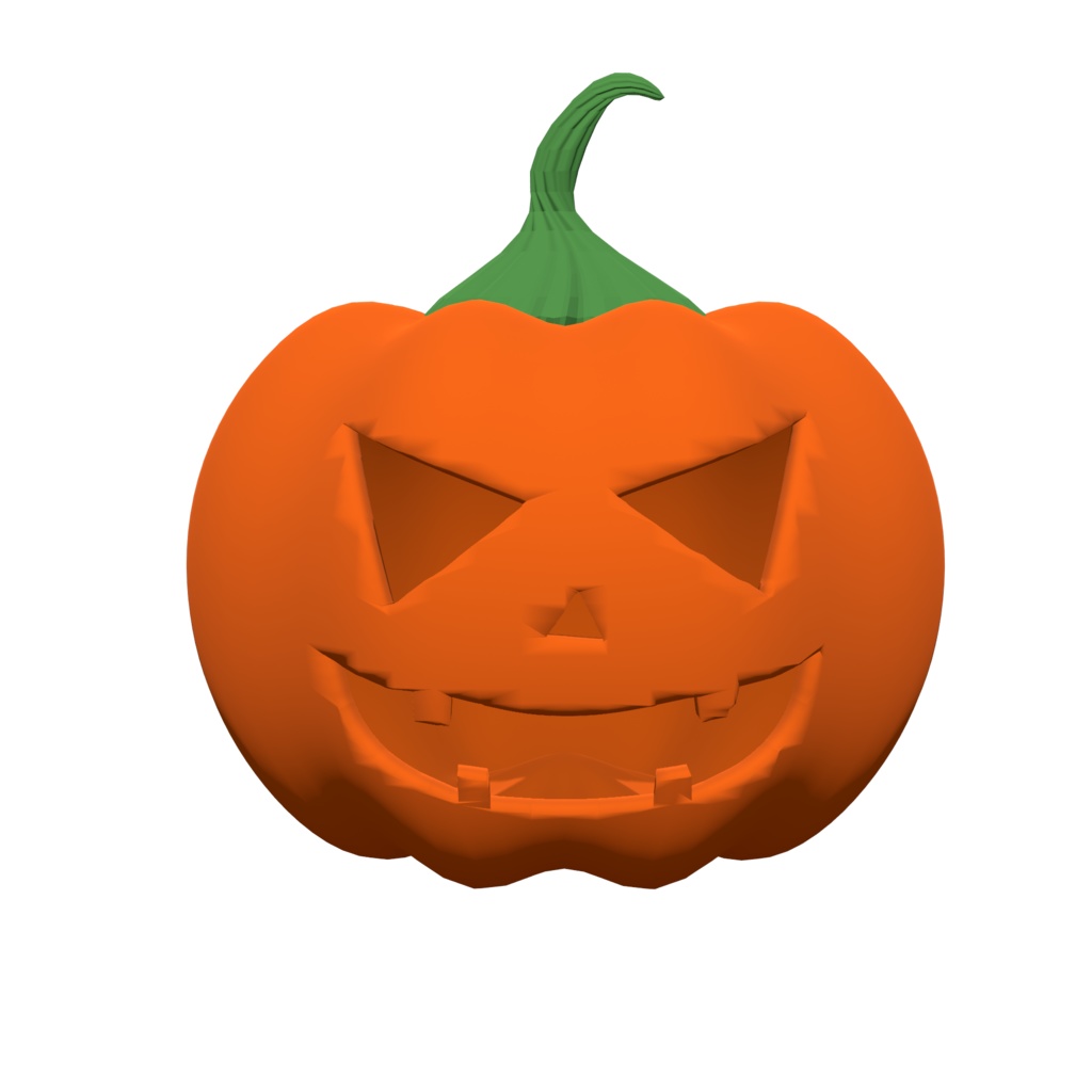【Free/無料版】HW-03 ハロウィン用『かぼちゃ』FBXファイル 10/25まで