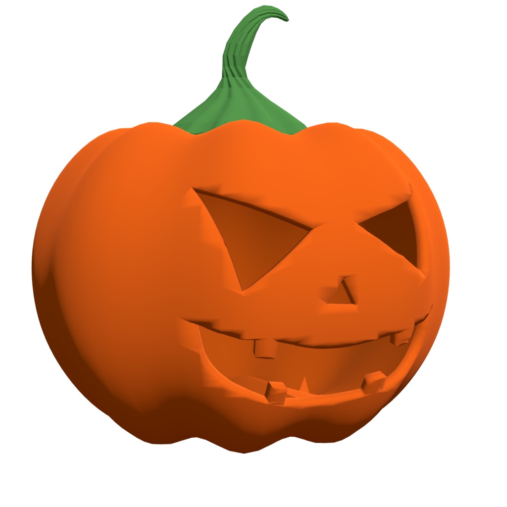 【Free/無料版】HW-03 ハロウィン用『かぼちゃ』FBXファイル 10/25まで