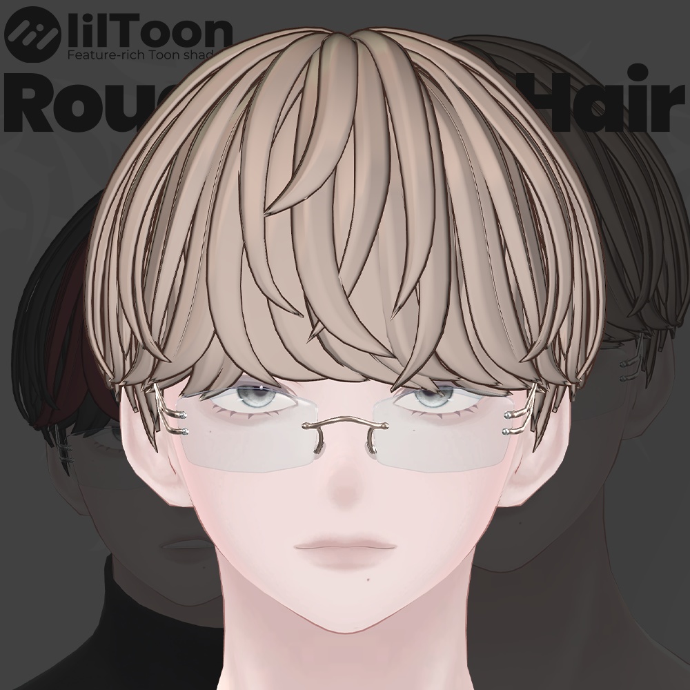 【水瀬 Minase】ラフマッシュヘア【VRC想定】