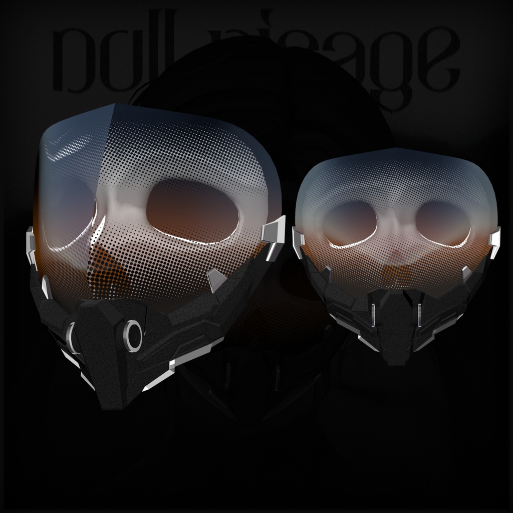 SALE中!!【VRChat】オリジナルマスク『Null Visage』