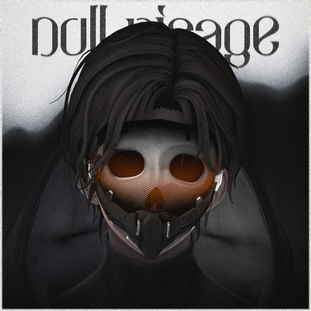 【VRChat】オリジナルマスク『Null Visage』
